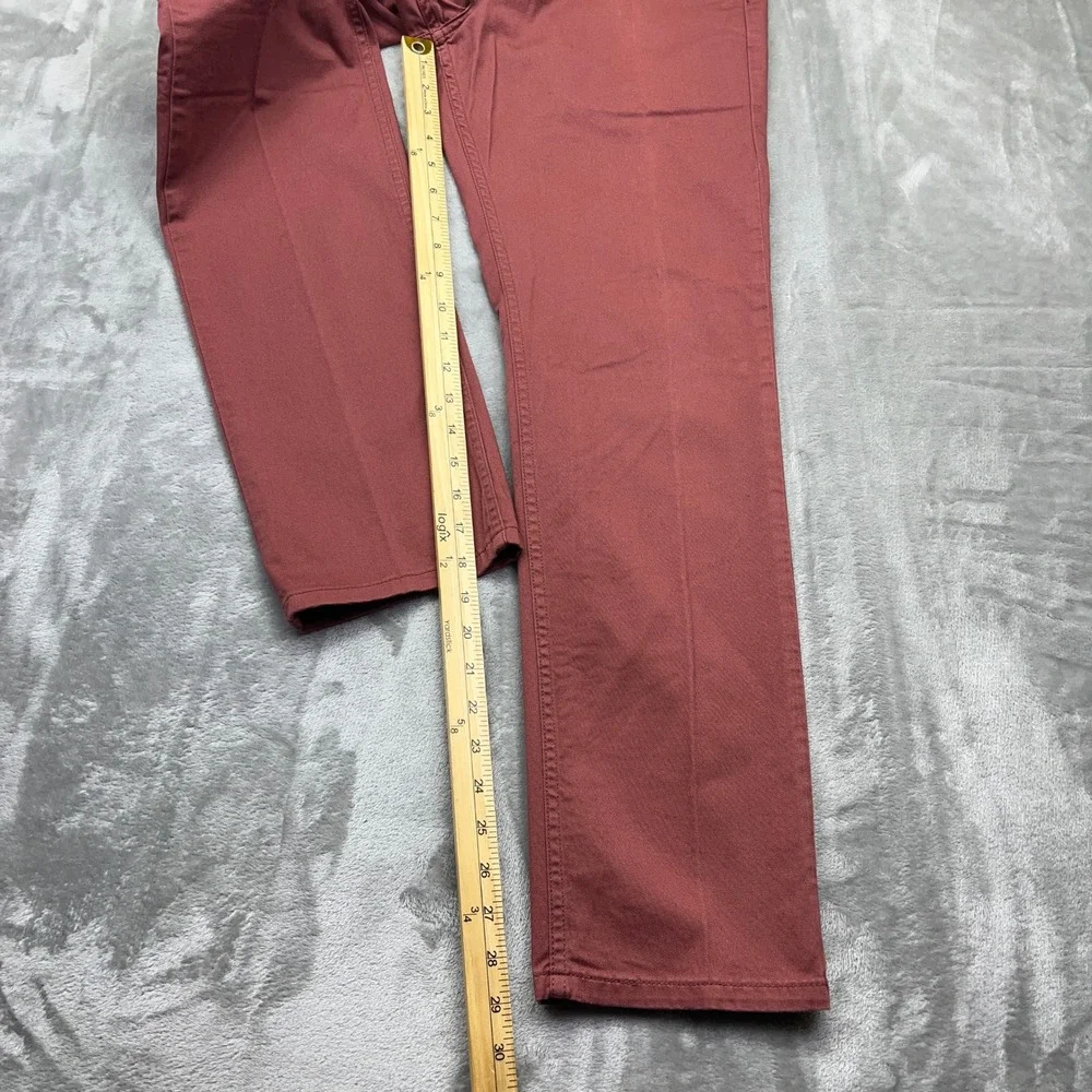 Levi's‎ Hybrid Trouser Pants Men's Brick Red Casual Everyday Comfort Boho Sz 32